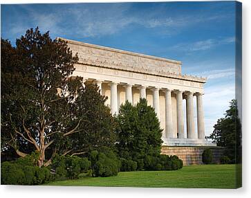 Lincoln Memorial Gardens Canvas Prints Fine Art America