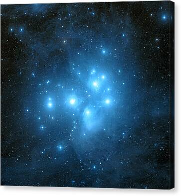 Pleiades Star Cluster Print Metallic Astronomy Art