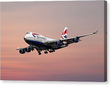 Art print POSTER Canvas Boeing 747 in Flight