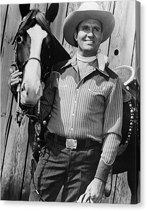 Champion And Gene Autry Photograph by Everett
