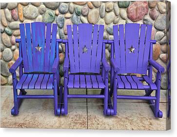 Colorful Outdoor Chairs In Saugatuck Michigan Photograph By