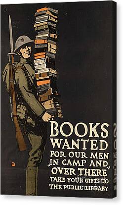 RED CROSS NURSE MILITARY WW1 RECRUITING WARTIME POSTER VINTAGE CANVAS ART PRINT