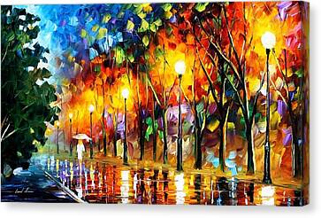White Mood - Palette Knife Oil Painting On Canvas By Leonid Afremov ...