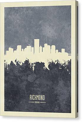 Richmond Virginia Skyline canvas print painting by Amy Marie Art.