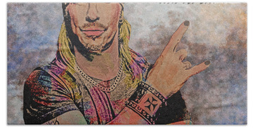 Bret Michaels Bath Towels