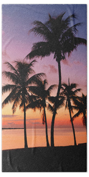 Tropical Sunset Hand Towels