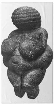 Venus Of Willendorf Bath Towels