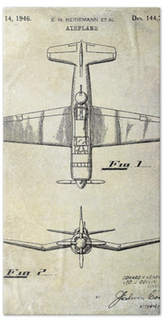 Aviation Patent Hand Towels