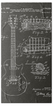 Guitar Patent Hand Towels