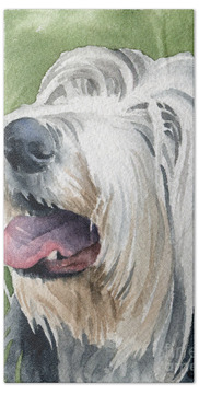 Bearded Collie Hand Towels