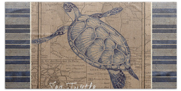 Designs Similar to Nautical Stripes Sea Turtle