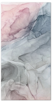 Watercolor And Ink Hand Towels