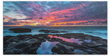 Tide Pools Bath Towels