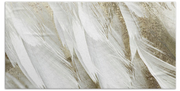 Ostrich Feathers Bath Towels