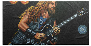 Black Label Society Hand Towels