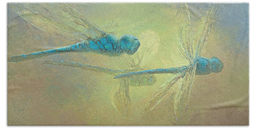 Blue Dasher Dragonfly Hand Towels