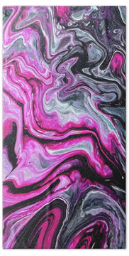 Acrylic Pour Hand Towels