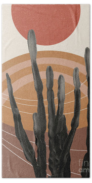 Cactus Shapes Hand Towels