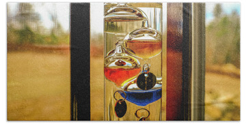 Galileo Thermometer Hand Towels