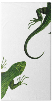 Green Gecko Bath Towels