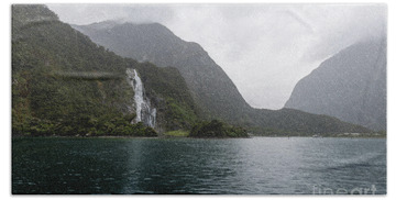 Fiordland National Park Bath Towels