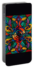 Sacred Geometry Portable Battery Chargers