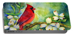 Northern Cardinal Portable Battery Chargers