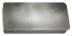 Grey Clouds Water Stillness Tranquility Portable Battery Chargers