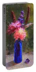 Bold Expressive Floral Portable Battery Chargers