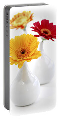 Vase With Flowers Portable Battery Chargers