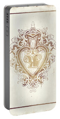 Ace Of Hearts Portable Battery Chargers