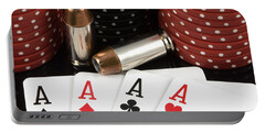 Poker Chip Portable Battery Chargers