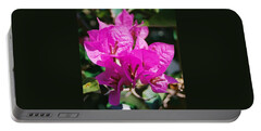 Portable Battery Charger featuring the photograph Bouganvilla, Magenta by Nancy Ayanna Wyatt