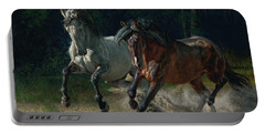 Andalusian Stallion Portable Battery Chargers