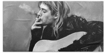 Kurt Cobain Beach Towels