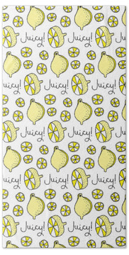 Yellow Flower Beach Towels