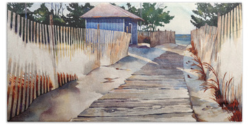 Atlantic Paintings Beach Towels