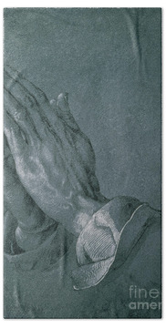 Hands Of An Apostle Beach Towels