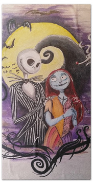 Jack And Sally Beach Towels