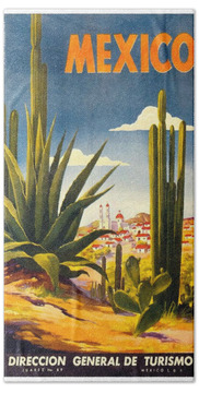 Studio Grafika Vintage Posters Mexico Beach Towels