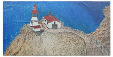 Point Reyes Lighthouse Beach Towels