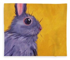 Rabbit Brush Fleece Blankets