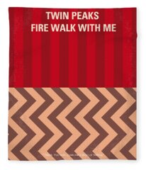 Fire Walk With Me Fleece Blankets