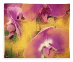Floral Design Fleece Blankets