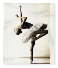 Classical Ballet Fleece Blankets