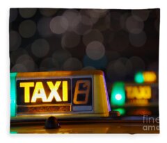 Taxi Cab Fleece Blankets