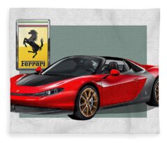 Ferrari Fleece Blankets