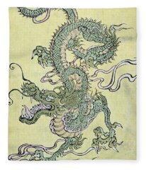 Chinese Gods Fleece Blankets