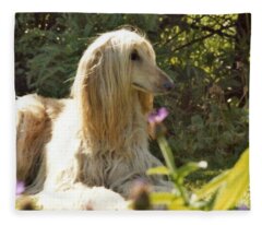 Golden Retriever Puppy Fleece Blankets