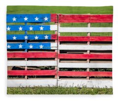 Roadside America Fleece Blankets